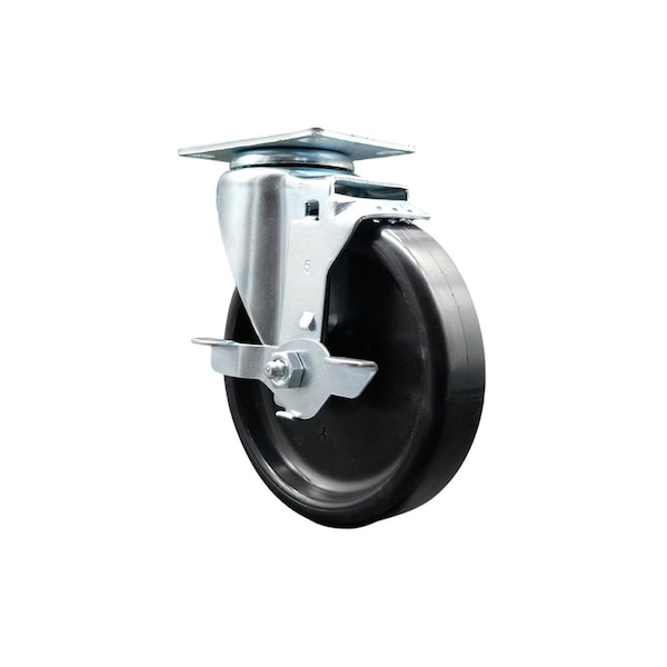 Main Street Equipment 541SPC5B Replacement Caster with Brake